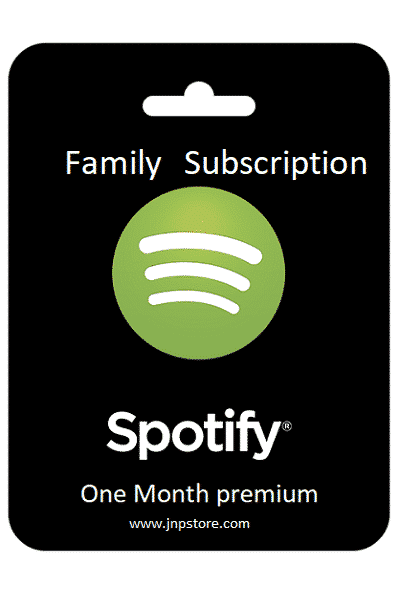 Spotify 1 month family